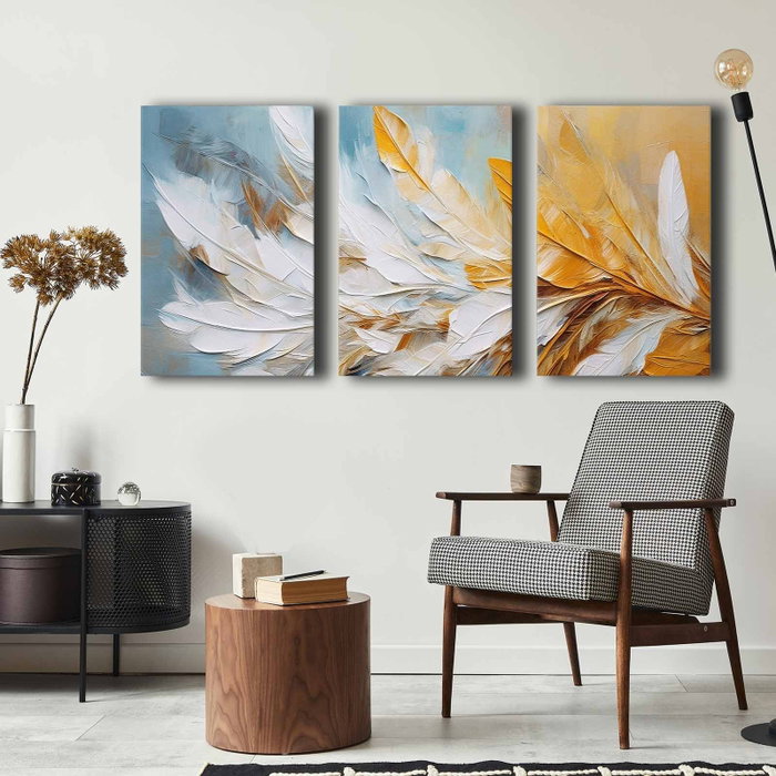 Wallity Conjunto de 3 Lienzos Decorativos Multicolor 3P4570GSC-017